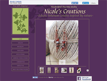 Tablet Screenshot of nicolescreations.net